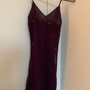 Nightdress with sequin